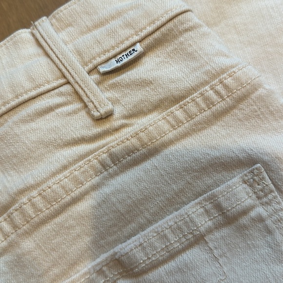 Mother Denim The Hustler Patch Pocket Flood Act Natural - Picture 9 of 10